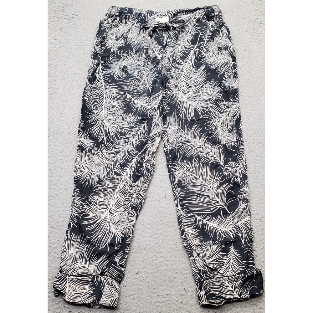 Kate Spade New York Pants Womens 4 Multi Leaf Print Stretch Drawstring Waist